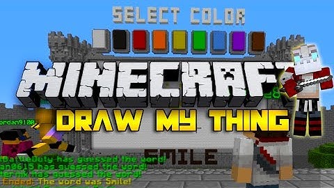 Just Smile! Minecraft - Draw my Thing w/Nooch, Preston & Lachlan!