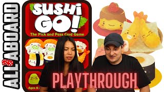 SUSHI GO | Board Game | 2 Player Playthrough | How to Play and Full Playthrough screenshot 4