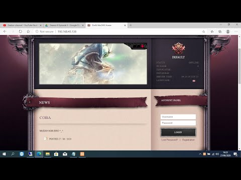 Video Tutorial Setup Website DMNCMS Game MU Online dengan XAMPP