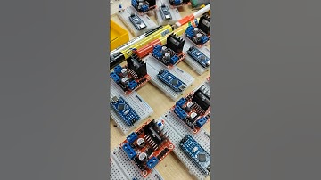 the main structure of arduino nano RC car is done. 🤖🤖🤖🎉🎉🎉#robot #stem #creative #diy #workshop