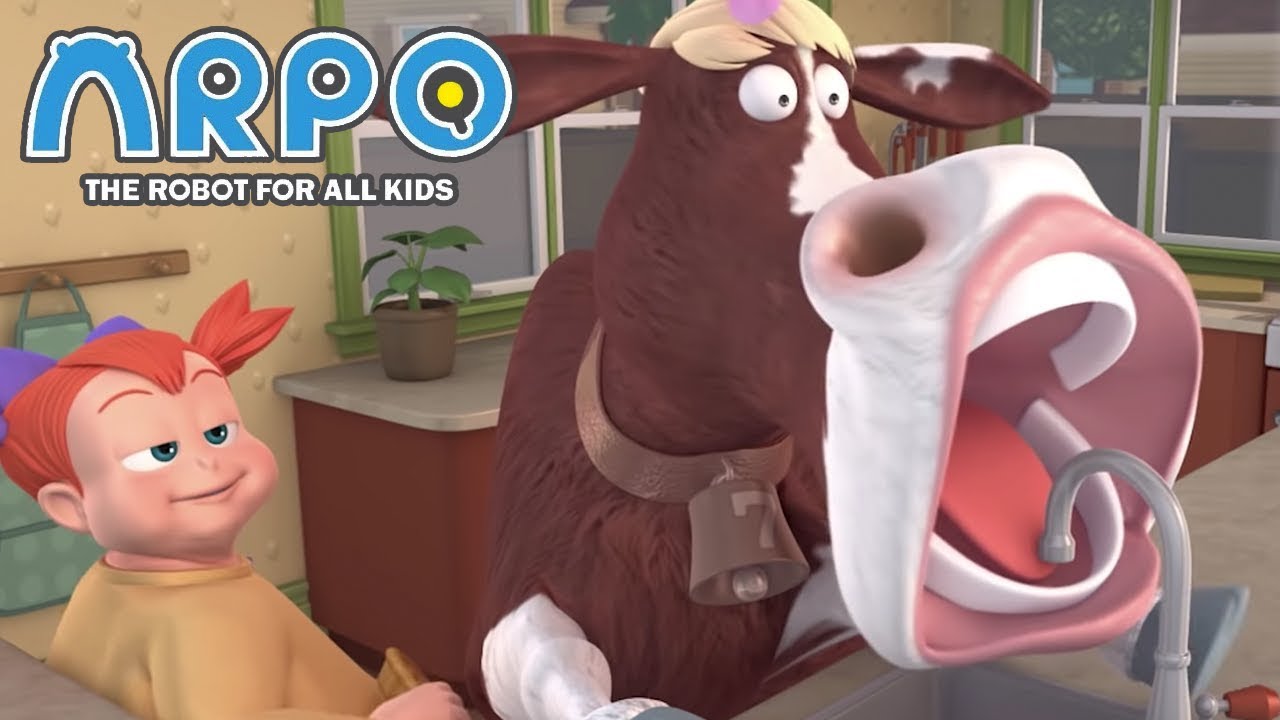 ARPO The Robot For All Kids - Crazy Cow Chase | | 어린이를위한 만화