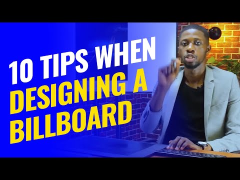 वीडियो: बिलबोर्ड कैसे डिज़ाइन करें