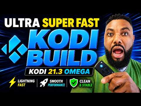 KODI BUILD 2026 🔥 Ultra Super-Fast & Smooth | Kodi 21.3 Omega Clean Setup!