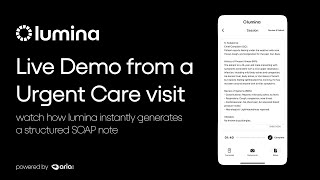 Urgent Care, Notes Done Fast with Lumina™