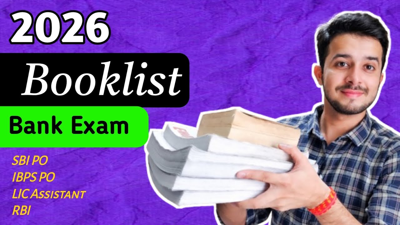 Best Book For Bank Exams 2025-26| Booklist For SBI PO | RRB PO/Clerk ...