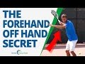 TENNIS FOREHAND TECHNIQUE | What To Do With Your Off Hand On The Forehand