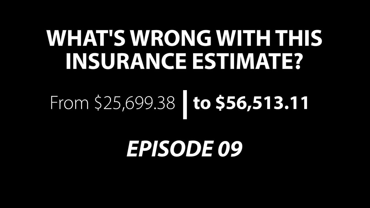 What's Wrong With This Insurance Estimate? 09 | Allstate Doubles Xactimate
