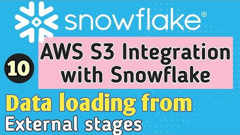 AWS S3 integration with Snowflake for data loading from external stages | Full storage integration