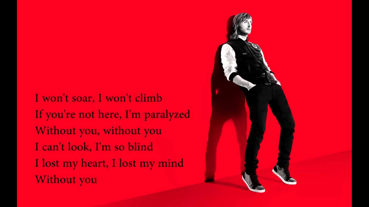 DAVID GUETTA WITHOUT YOU LYRICS YouTube DAVID GUETTA WITHOUT YOU LYRICS YouTube