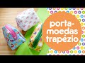 Porta-moedas trapézio - live tutorial