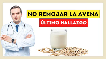 ¿Dejas la avena en remojo toda la noche en la nevera?