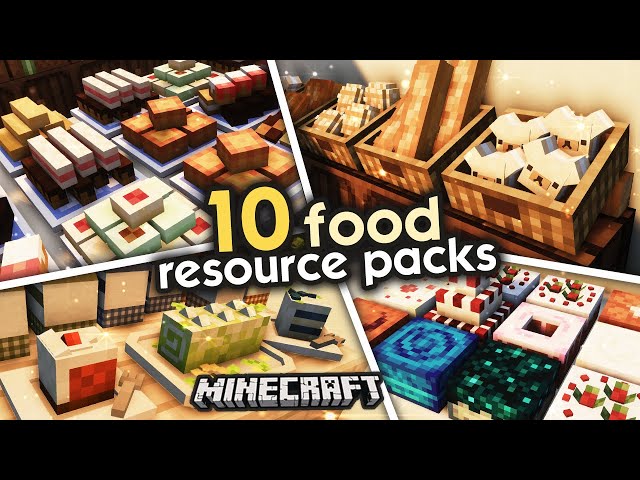 Golden Food Minecraft Texture Pack