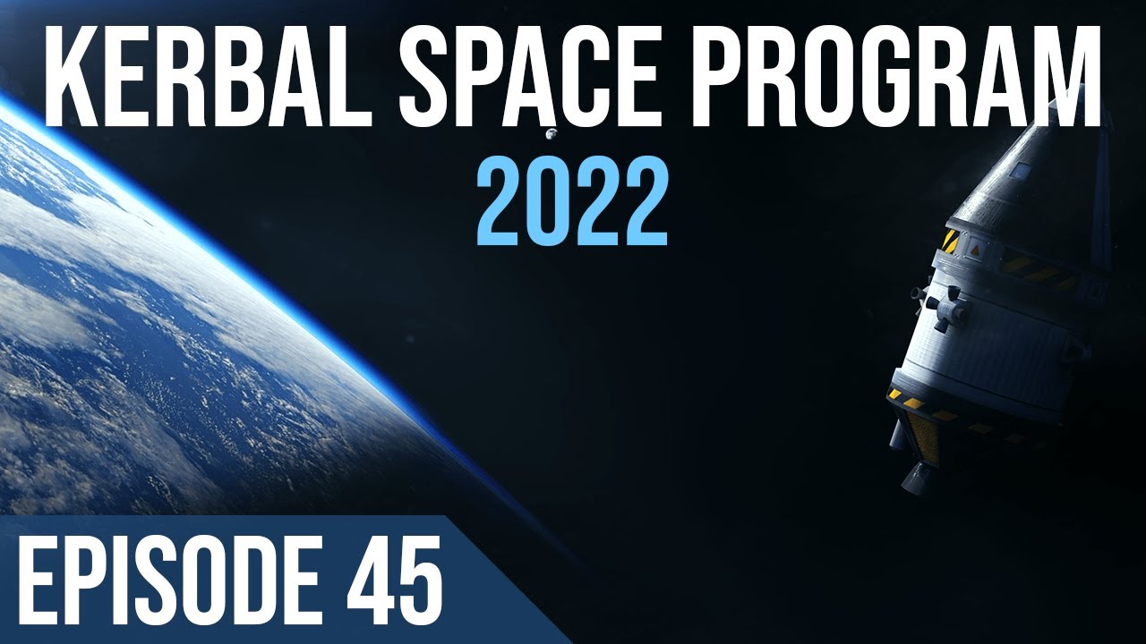 Kerbal Space Program (2022) EP 45 Lancement du rover et atterrissage ...