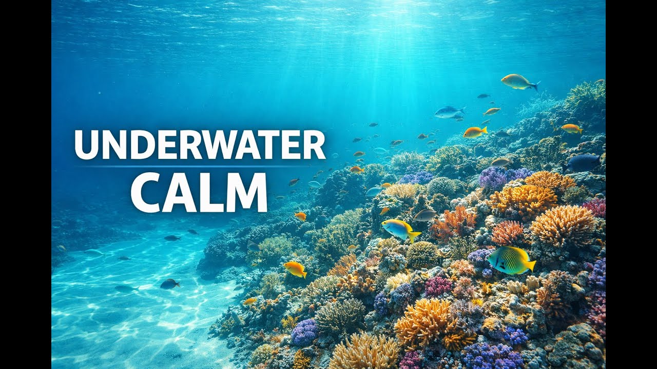 Underwater Calm | Coral Reef & Fish for Deep Relaxation