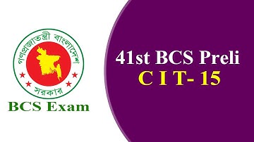 41st BCS Preliminary Test | Computer and Information Technology - 15