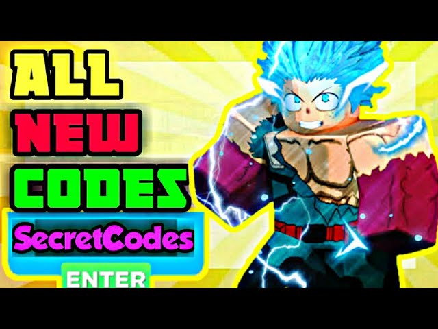 LEGENDARY!!!] MY HERO MANIA ALL *NEW CODES*, SPIN CODES & SECRET