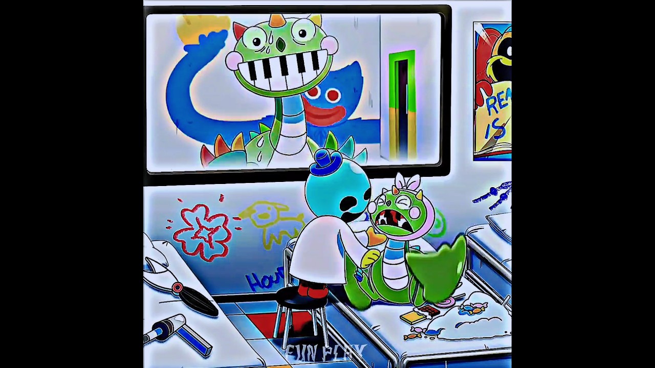 Doey kid becomes a doctor 💀 | poppyplaytime chapter 6 edit #prototype #huggywuggy #shorts