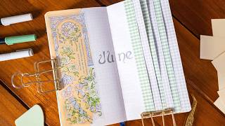 June Vintage-Inspired Bullet Journal Theme Setup ✨ Plan With Me screenshot 5