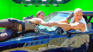 What FAST & FURIOUS (Movies) Look Like Before And After Special Effects