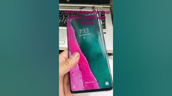 #never #sleep with your #phone #under your #pillow, as this can happen #s10 #plus