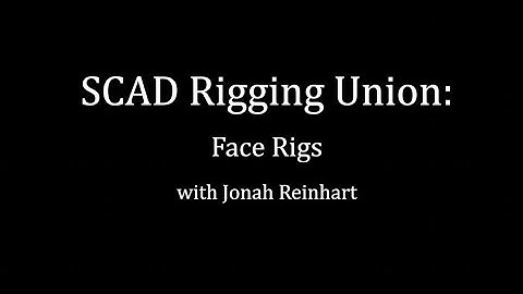 Rigging Union Spring Quarter Meeting 3 - Face Rigs with Jonah Reinhart