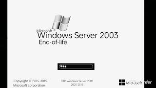 WINDOWS SERVER 2003 END-OF-LIFE STARTUP SOUND SHUTDOWN 