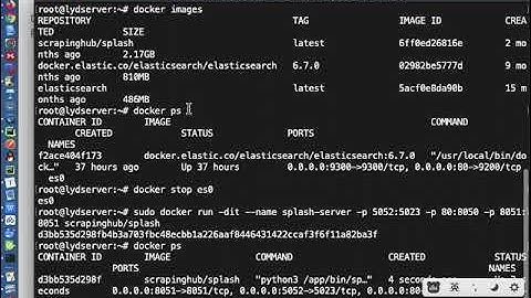 Python爬虫技术：5.03 docker启动splash服务