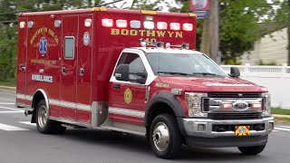 Upper Chichester Fire Department MICU 140A Responding