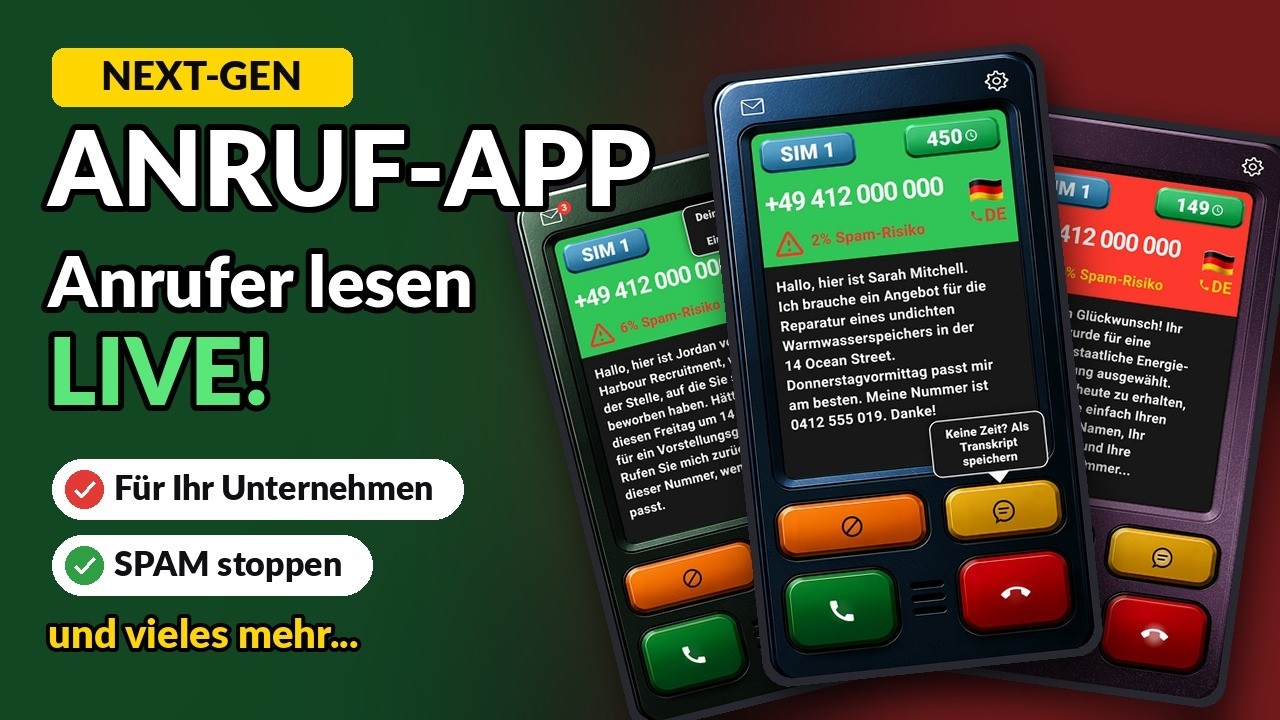 Who's Calling + SPAM Guard · So funktioniert's