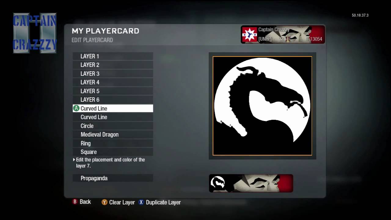 COD Black Ops Emblem Tutorial - Mortal Kombat (HD 720p)