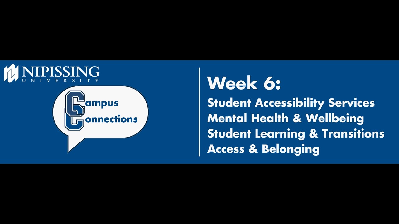 Campus Connections Week 6: Student Development and Services