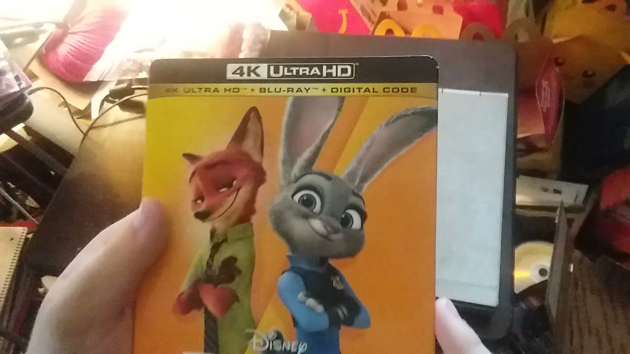 Zootopia 4K Ultra HD Blu-ray Unboxing (New Version)