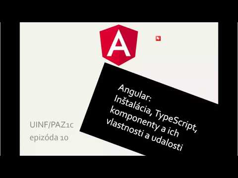 Náhľad videa: Programovanie aplikácií v Jave a Angulari - 10. prednáška (z 26.11.2018)