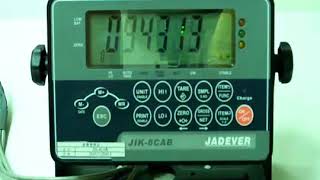 Hiệu chuẩn đầu cân điện tử Jadever - JIK 8