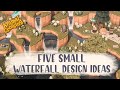 Five Small Waterfall Design Ideas & Giveaway Winner Announcement! // Animal Crossing New Horizons