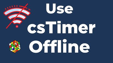 How to use csTimer when you don