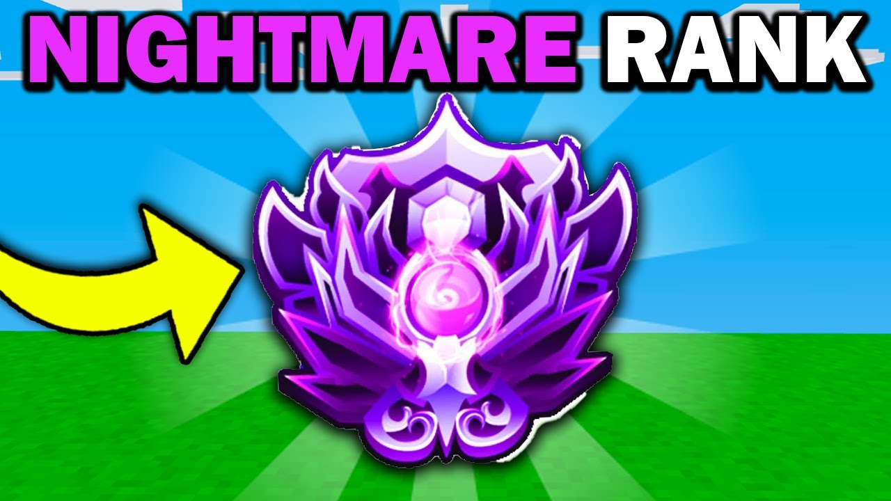 How To Get NIGHTMARE RANK In SEASON 6 Roblox BedWars YouTube