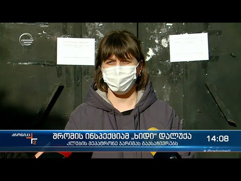 შრომის ინსპექციამ „ხიდი“ დალუქა