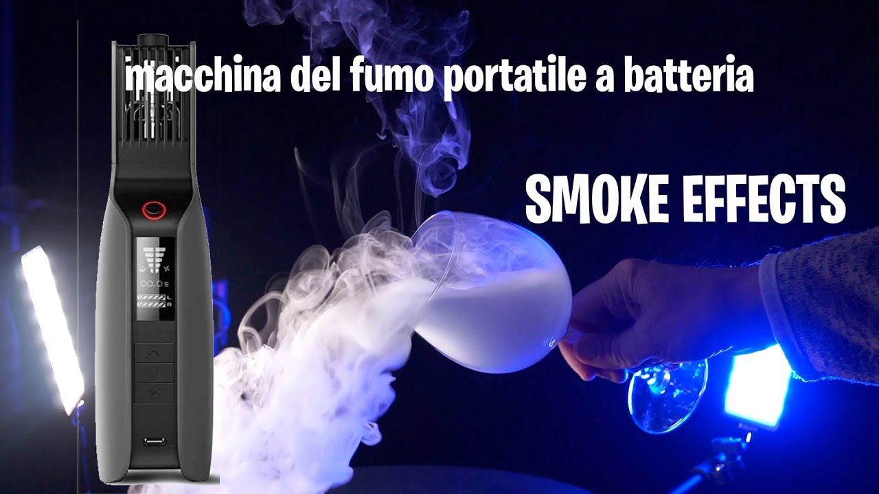 Portable Battery Operated Smoke Machine _ SMOKE GENIE 