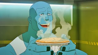 Invincible but only Chicken Pot Pie scene