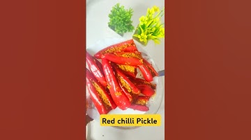 Red chilli pickle #pickle #chillipickle #picklerecipe #shorts #shortvideo #shortsfeed #shortsvideo