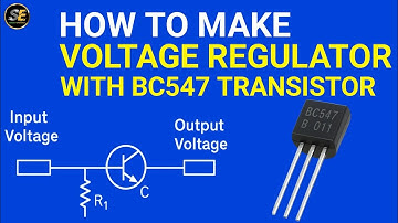 How To Make Voltage Regulator With BC547 Transistor