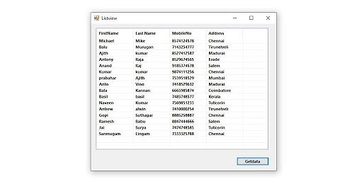 How to display Records from Database to listview - VB.net