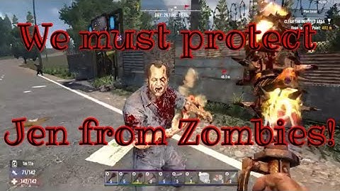 Saving Trader Jen from the Hoarde 7 days to die Episode 26 Alpha 21