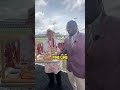 Xavier Legette trying 24K gold bacon 😅🥓 @kentuckyderby