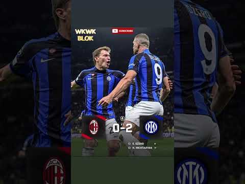 AC MILAN DIKALAHKAN INTER MILAN 2-0 DI SEMIFINAL UCL😰🤯