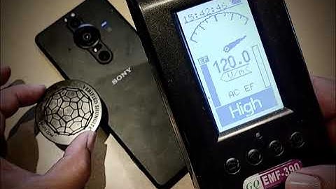 #Shungite vs Android on Multimeter EF Test