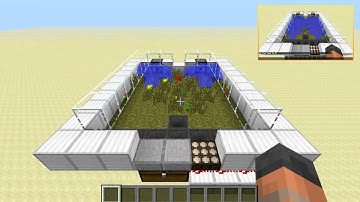 How to Make an Automatic Seed & Flowers Farm - Minecraft Tutorial