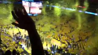 Golden State Warriors Eliminate Nuggets Roaracle Arena Roars