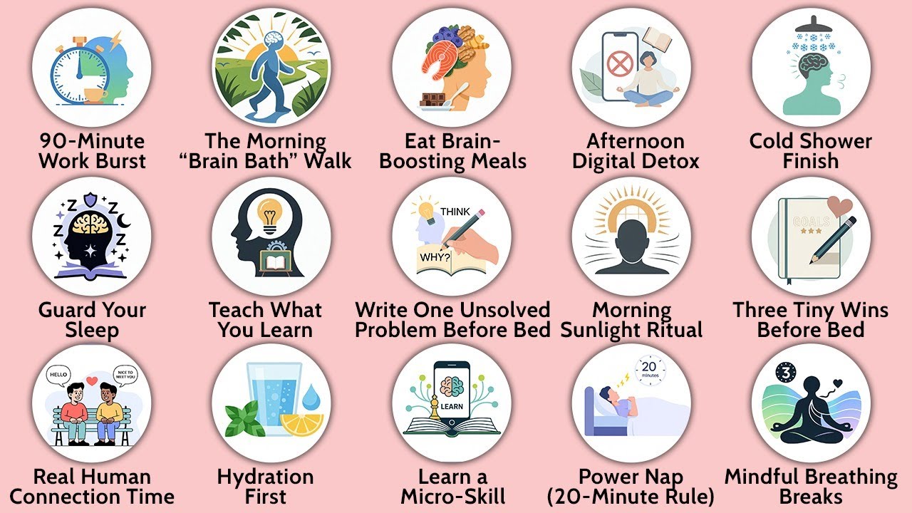 Ежедневные привычки для повышения умственных способностей: объяснение за 10 минут